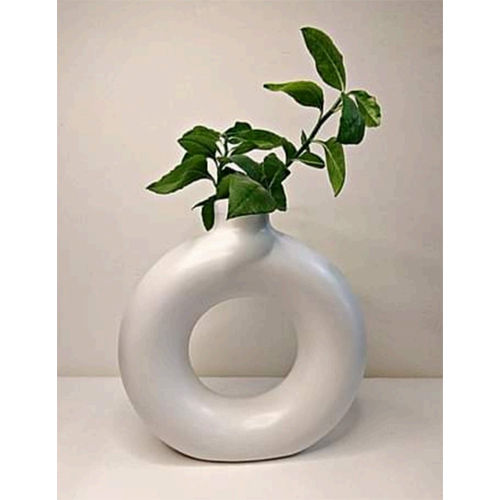 Ring Vase - Color: White