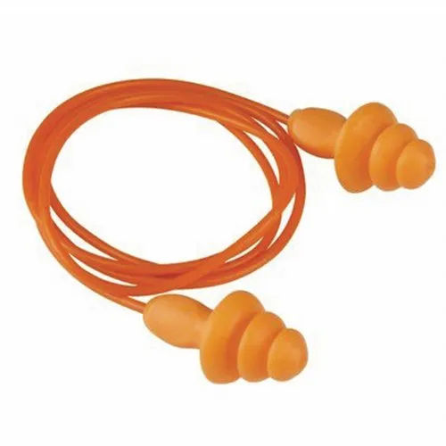 Orange 3M Reusable Ear Plugs