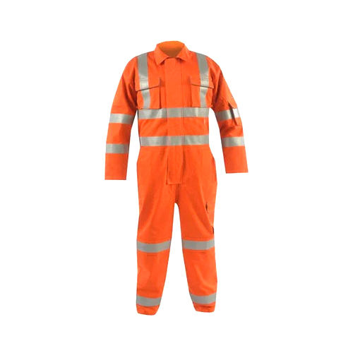 Cotton Orange Boiler Suit