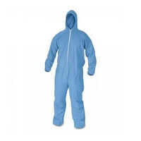 Long Sleeve Coverall - Non Woven Material, Free Size, Blue Color | Unisex Design For Versatile Use, Disposable And Convenient