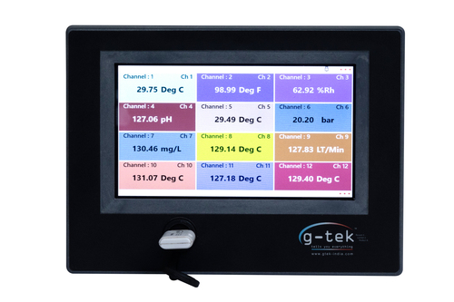 7 Inch 8 Channel Paperless Recorder Data Logger