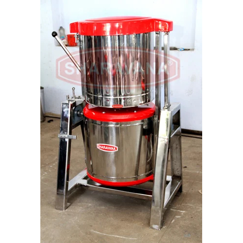 Commercial Heavy-Duty 20 Litres Tilting Wet Grinder - Stainless Steel, Electric Power Source, Versatile for Hotel Use