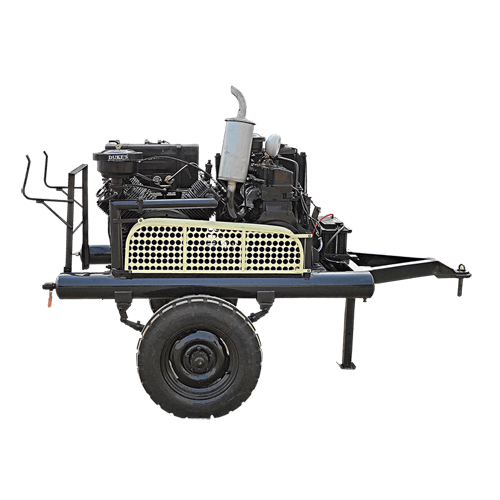 Borewell Air Compressor With Engine