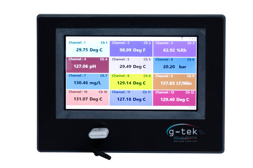 7 Inch 16 Channel Paperless Recorder Data Logger