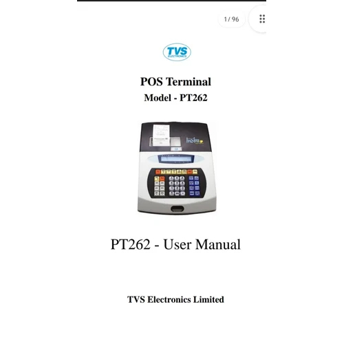 TVS PT 262 POS Counter Bill Thermal Printer