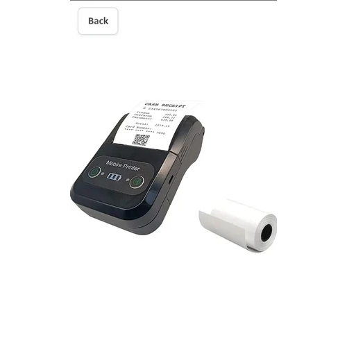 Handheld Ticket Machine And Bluetooth Printer
