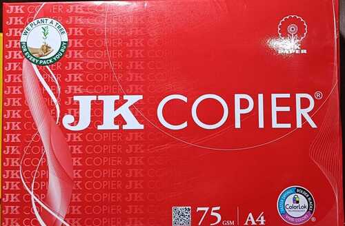 A4 Size Paper-JK COPIER (75 GSM)  (210 mm x 297mm)