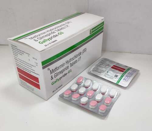 Metformin Hydrochloride And Glimepiride Tab