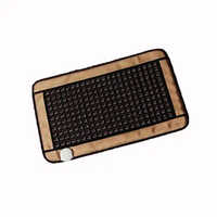 Brown Tourmaline Stone Heating Mini Mat For Personal