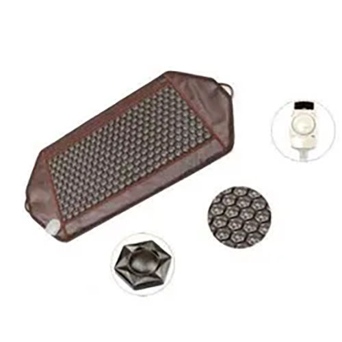 Brown Black Hexagon Tourmaline Heating Mat 252 Stone