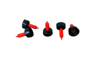 Nipple Feeding Bottle Ovine Universal - Color: Black Red