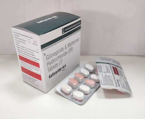 Glimepiride And Metformin Hydrochloride(Sr) Tablets