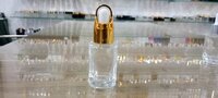 15ML Clear Square Glass Bottle