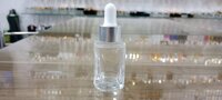 15ML Clear Square Glass Bottle