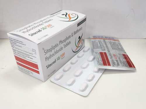 Sitagliptin Phosphate And Metformin Hydrochloride Tablets