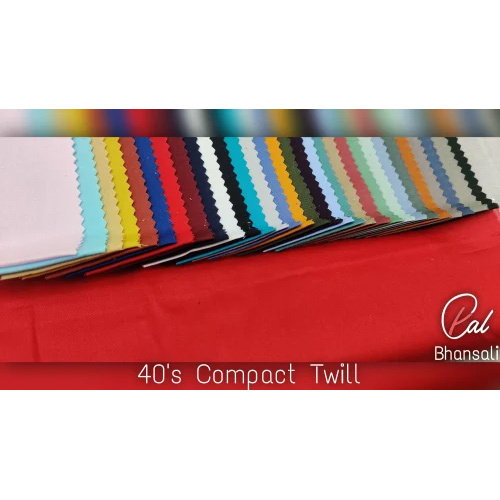 Fourtys Compact Twill Shirting Fabric