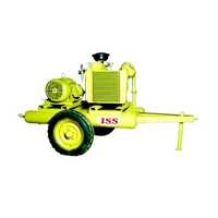 Green Electric Trolley Mounted Compressor