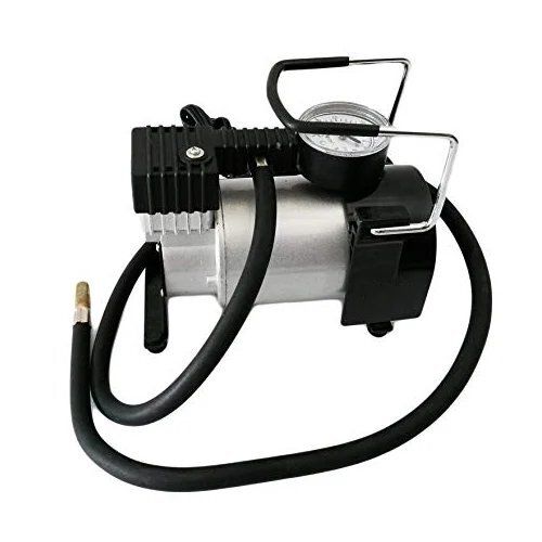 Silver/Black Car Air Compressor