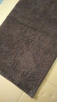 Cotton Bath Mats 60x90 cm Brown