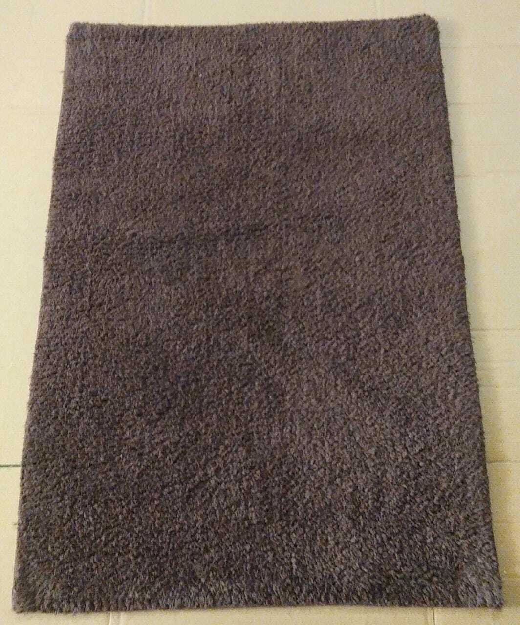 Cotton Bath Mats 60x90 cm Brown