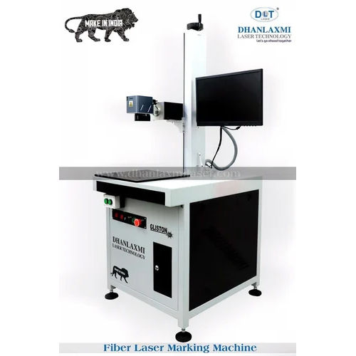 Black & White Air Cooled Fiber Laser Marking Machine