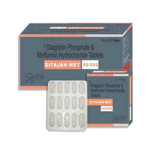 Sitagliptin Phosphate And Metformin Hydrochloride Tablets