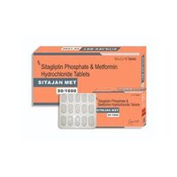 1000mg Sitagliptin Phosphate And Metformin Hydrochloride Tablets - Drug Type: General Medicines