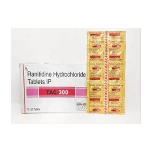 300mg Ranitidine Hydrochloride Tablets IP