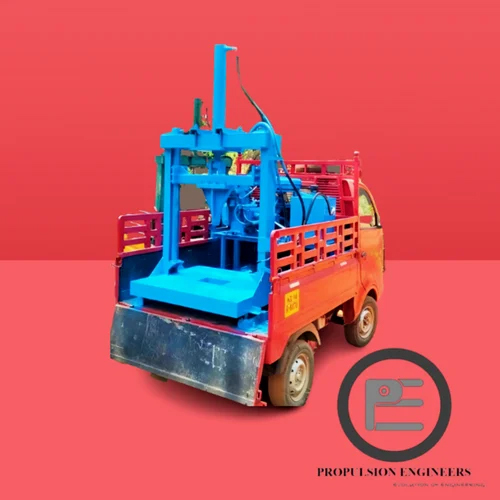 Mild Steel Wood Splitting Machine - Semi Automatic Electric Motor , 1-Year Warranty and Efficient Wood Crushing