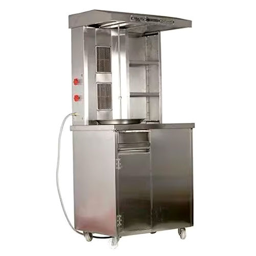 High Efficiency 2 Burner Shawarma Machine