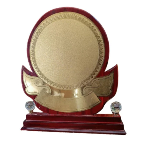 Round Wooden Trophy