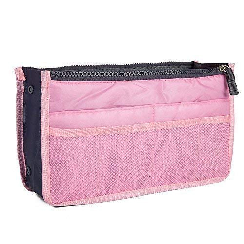 Polyester 13 Compartments Multipocket Handbag