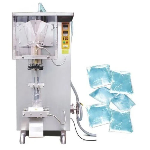 Automatic Mineral Drinking Water Pouch Packing Machine - Color: Silver