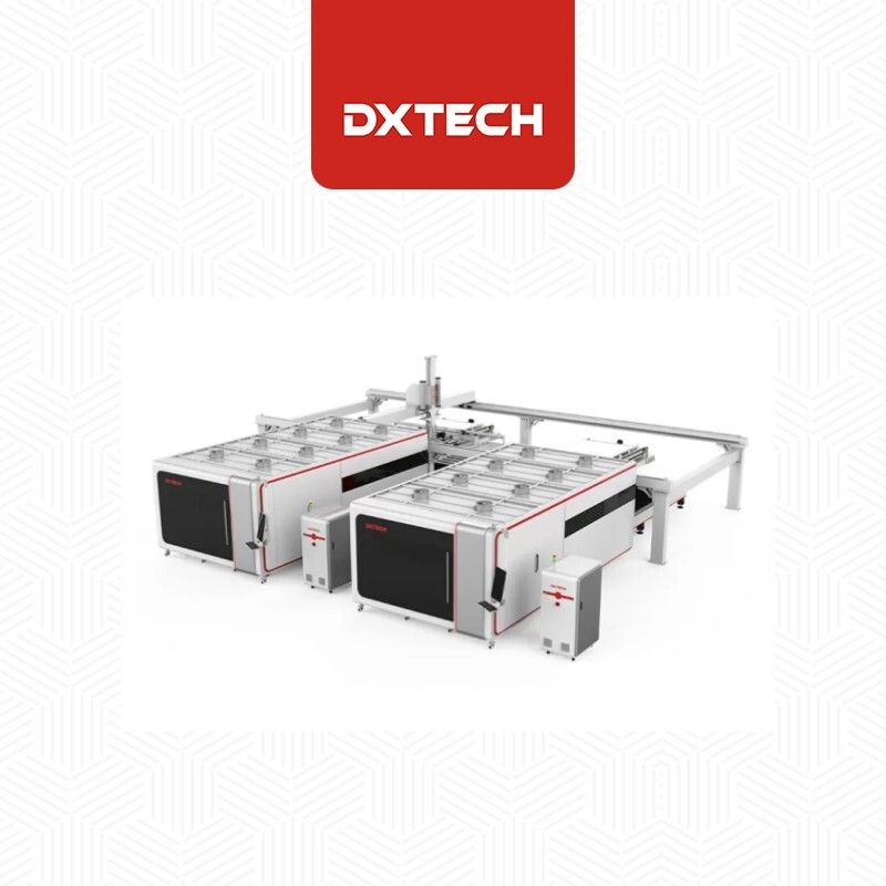 MAT-Series Automatic Loading and Unloading Device For Two Laser Cutting Machine