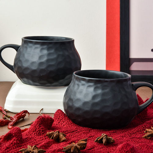 Polished Black Soup Bowls Set