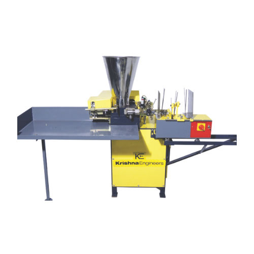 Grey And Yellow Semi Automatic Incense Stick Making Machine