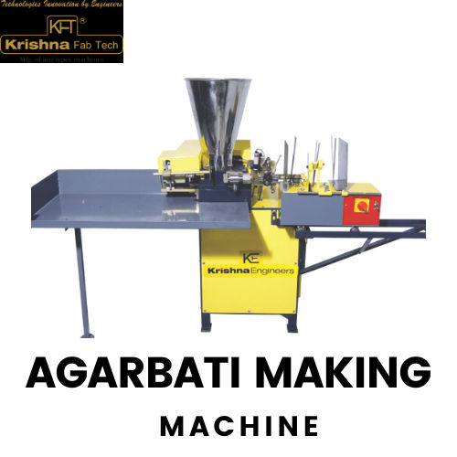 White And Yellow Agarbatti Making Machine