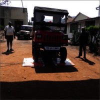 Portable Axle Weigh Pad