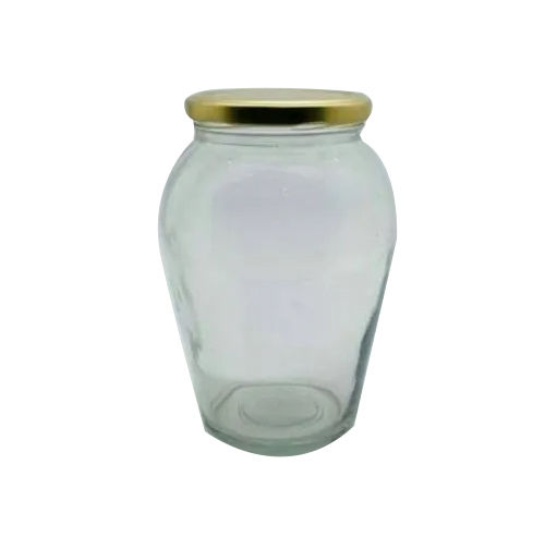 White 500Ml Apple Glass Jar