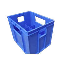 12 Pcs Plastic Milk Crates - Color: Blue