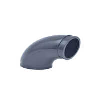 HDPE Elbow - Grey High-Density Polyethylene, 90-Degree Angle , Durable for Water Distribution, Irrigation, and Waste Management Applications