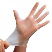 Powder Free Vinyl Gloves - Disposable Type | White Color, No Cuff, Non-Recyclable, Non-Sterilized