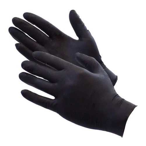 Black Nitrile Examination Gloves