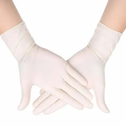 White Nitrile Gloves