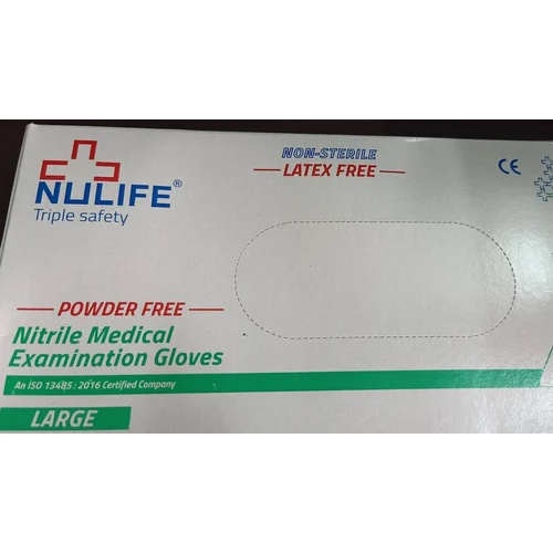 Nulife Nitrile Examination Gloves