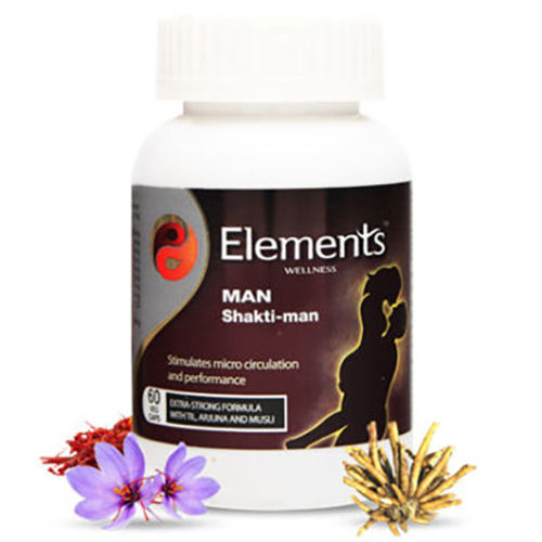 Elements Wellness Man Shaktiman (60 Veg Capsules) Age Group: For Adults