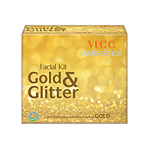 Gold And Glitter Facial Kit - VLCC WellScience