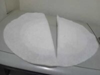 Shoulder Pads - Nonwoven Material, Size 8x8 To 12x12 Inches, Color White | High Viscosity, Strong Shoulder Support, Plain Pattern