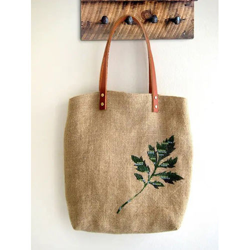 Standard Quality Jute Tote Bag for Embroidery DIY Art Craft