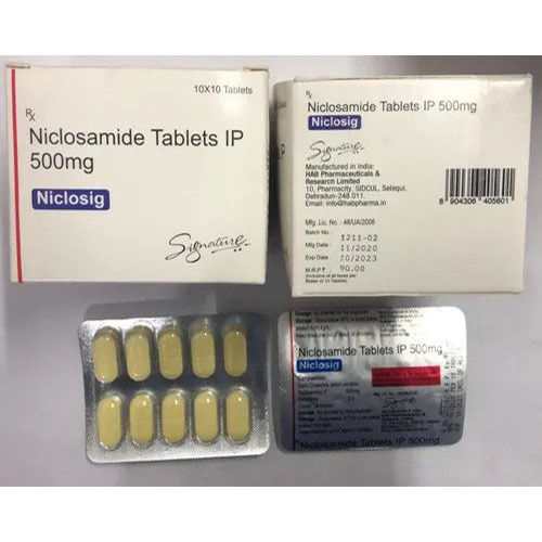 500mg Niclosamide Tablets IP